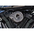 S&S Cycle Air Cleaner Kit for Harley M8 Models (2017–2023) - Lava Chrome Teardrop