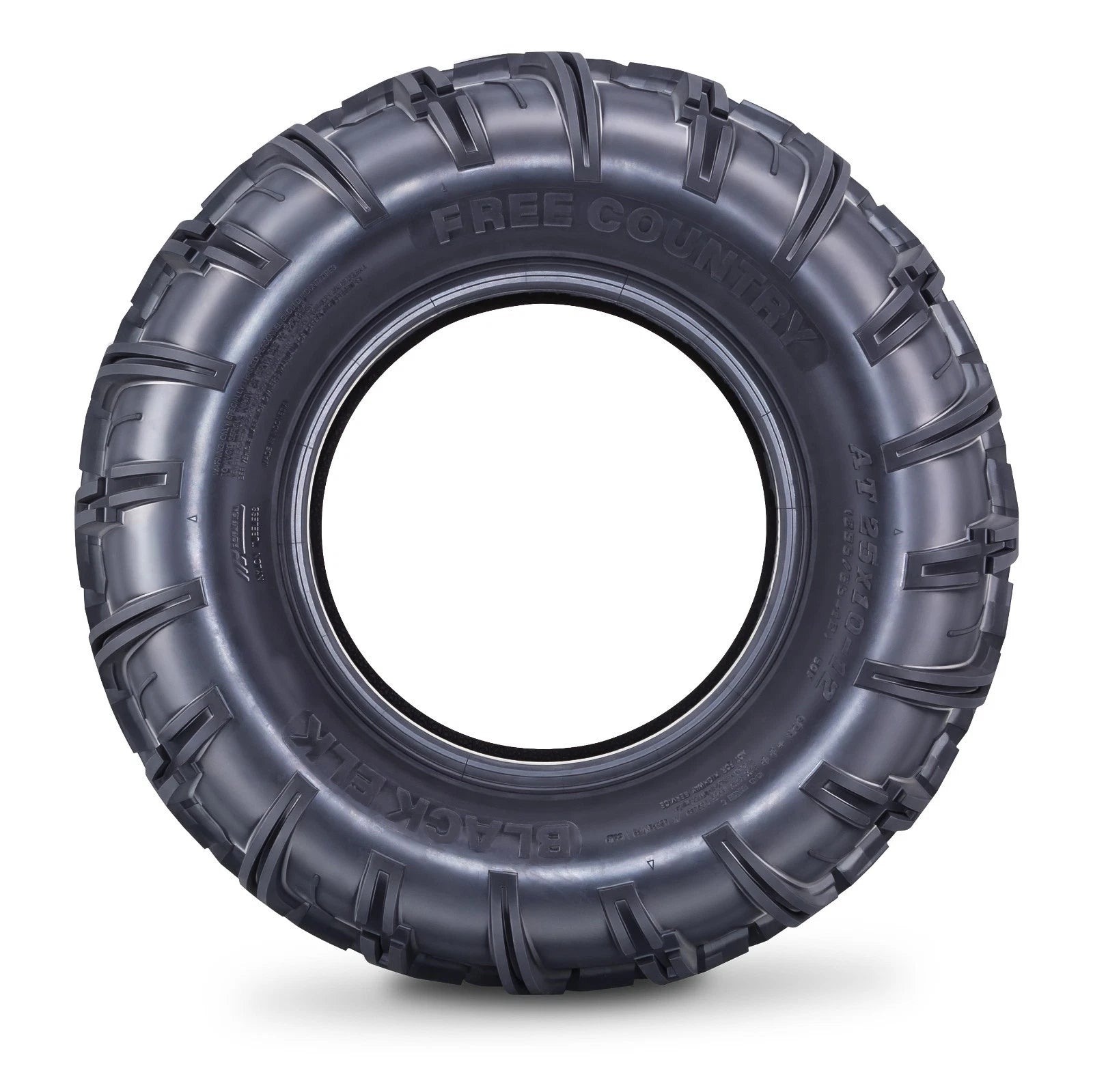 Set of 4 UTV ATV Tires 25X10-12 6-Ply Mud All Terrain
