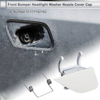 Headlight Washer Nozzle Cover Cap for BMW 750i (2010–2015) - White