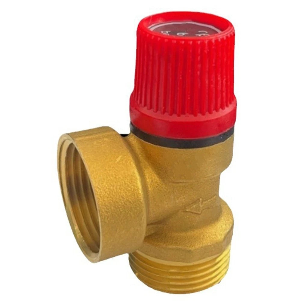 12 Inch DN15 Brass Safety Valve for Solar Water Heater (1.5 Bar)