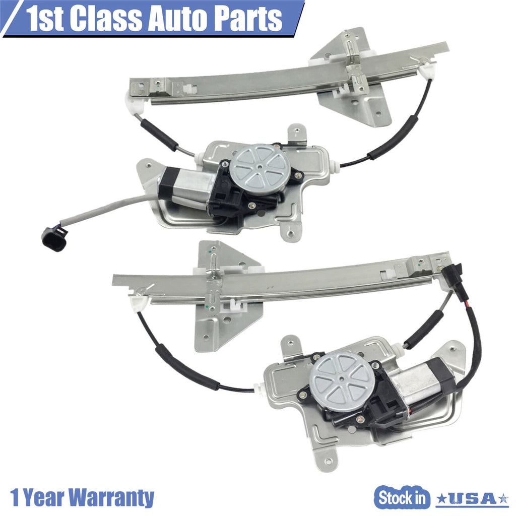 2PC Power Window Motor with Regulator for Pontiac Oldsmobile (1999–2005)