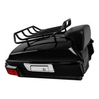 Chopped Trunk Pad Luggage Rack LED Light for Harley Road King Glide (2014–2026)