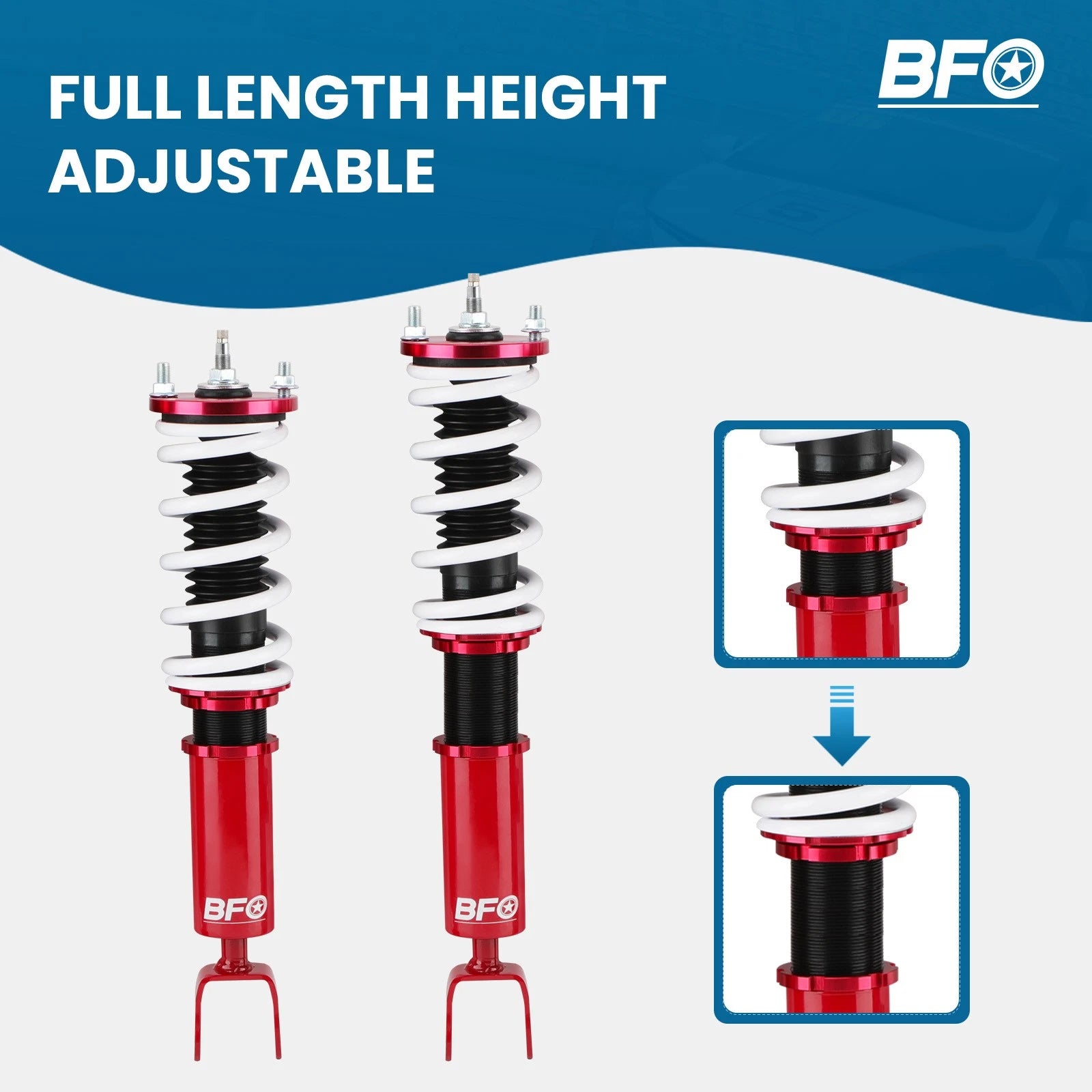 Coilovers Lowering Suspension Kit for Honda Accord (2013-2017)