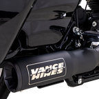 2-into-1 PCX Black Exhaust for Harley Touring (2017–2022)
