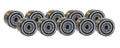 Set of 10 Engine Oil Filters for Chrysler Dodge Hyundai Mazda (Wix)