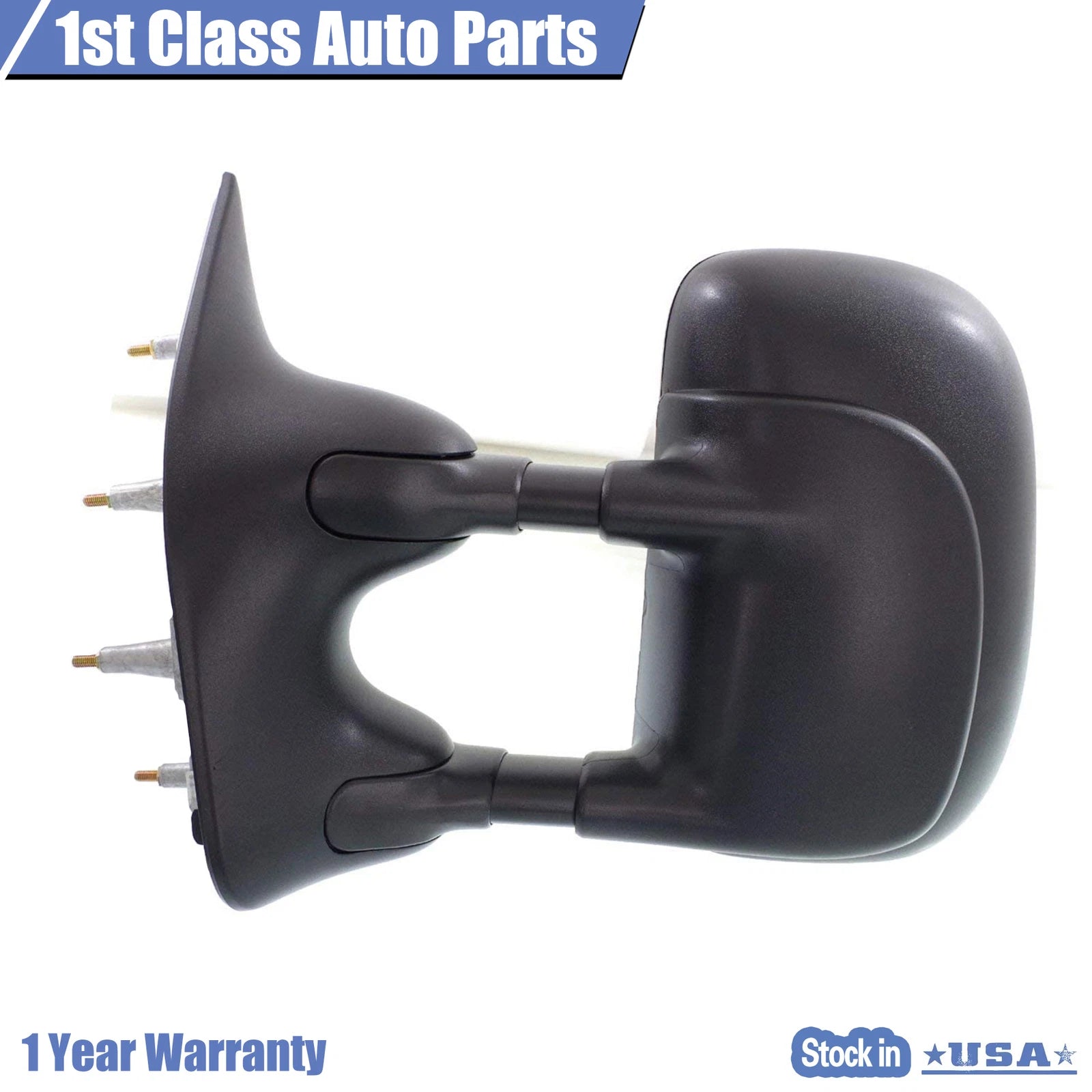 Left Manual Mirror for Ford E-150 E-250 E-350 E-450 E-550 (2003-2016)