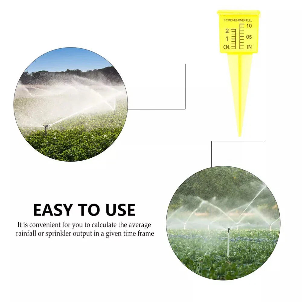 4 x Plastic Outdoor Rain Gauge for Yard Garden Decor