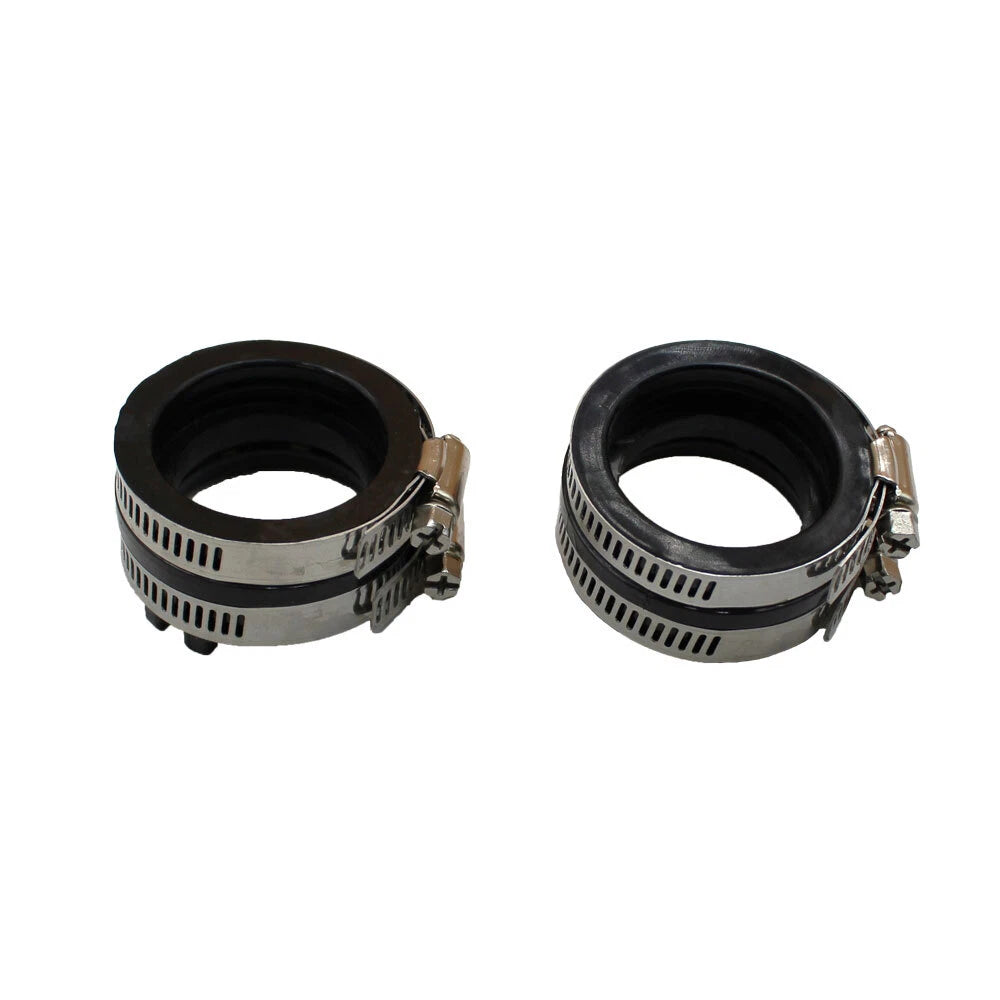 2X Replacement Carburetor Intake Boots w/ Clamps for Kawasaki Brute Force
