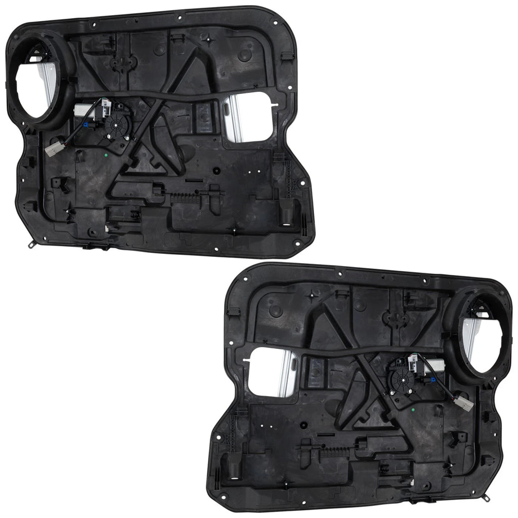Window Regulator Set for Ram 2500 2011–2020, 1500 2011–2018 Front LH RH Power