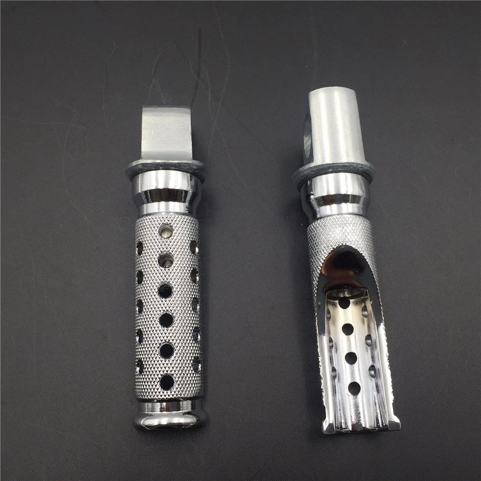 Silver Front Foot Pegs for Kawasaki Ninja EX250 ZX600 ZX7 ZX9R ZX11 (1988–2003)