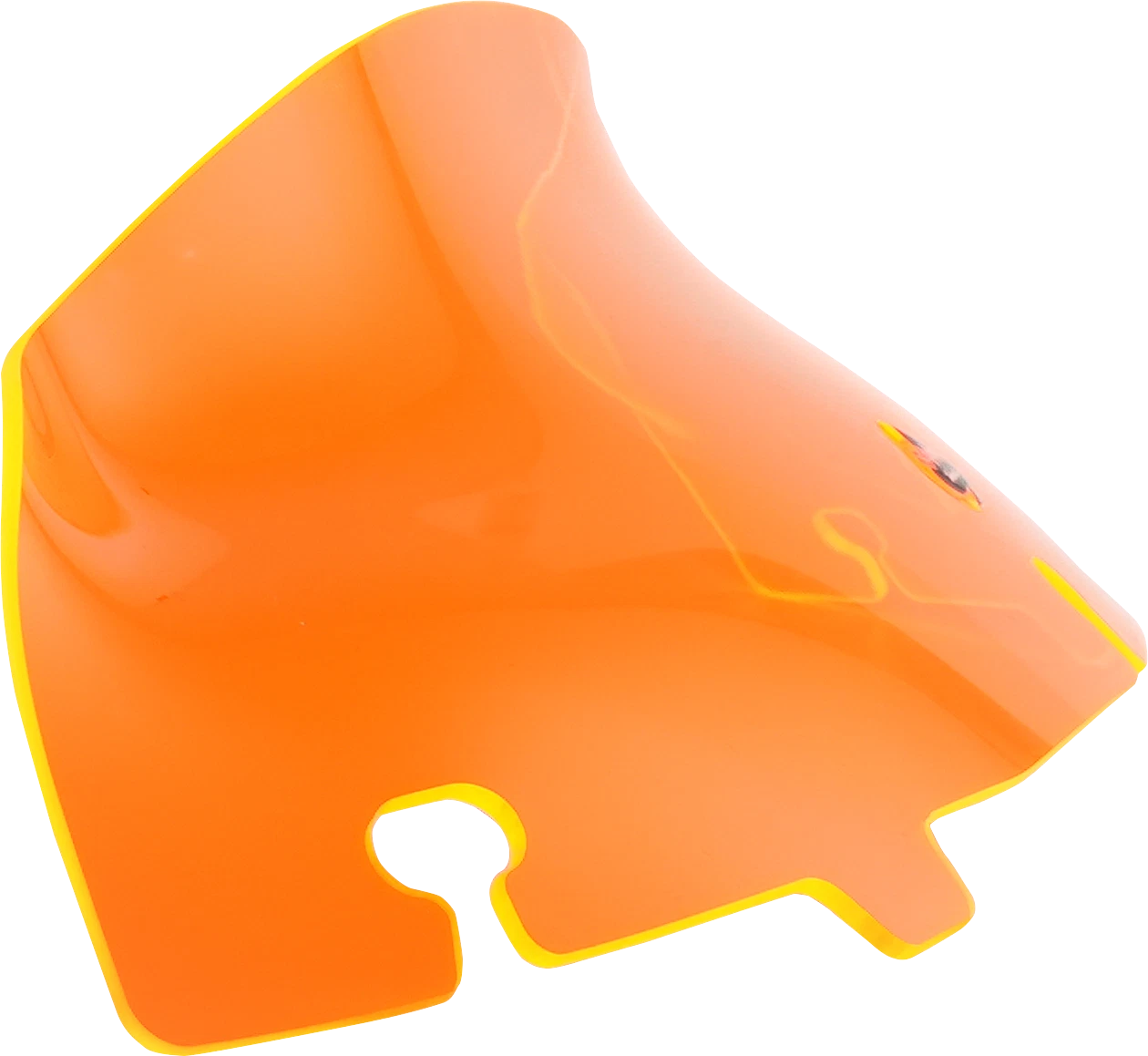 Klock Werks Kolor Flare Windshield 6.5" for FLH (KWW-01-0643) Orange Ice