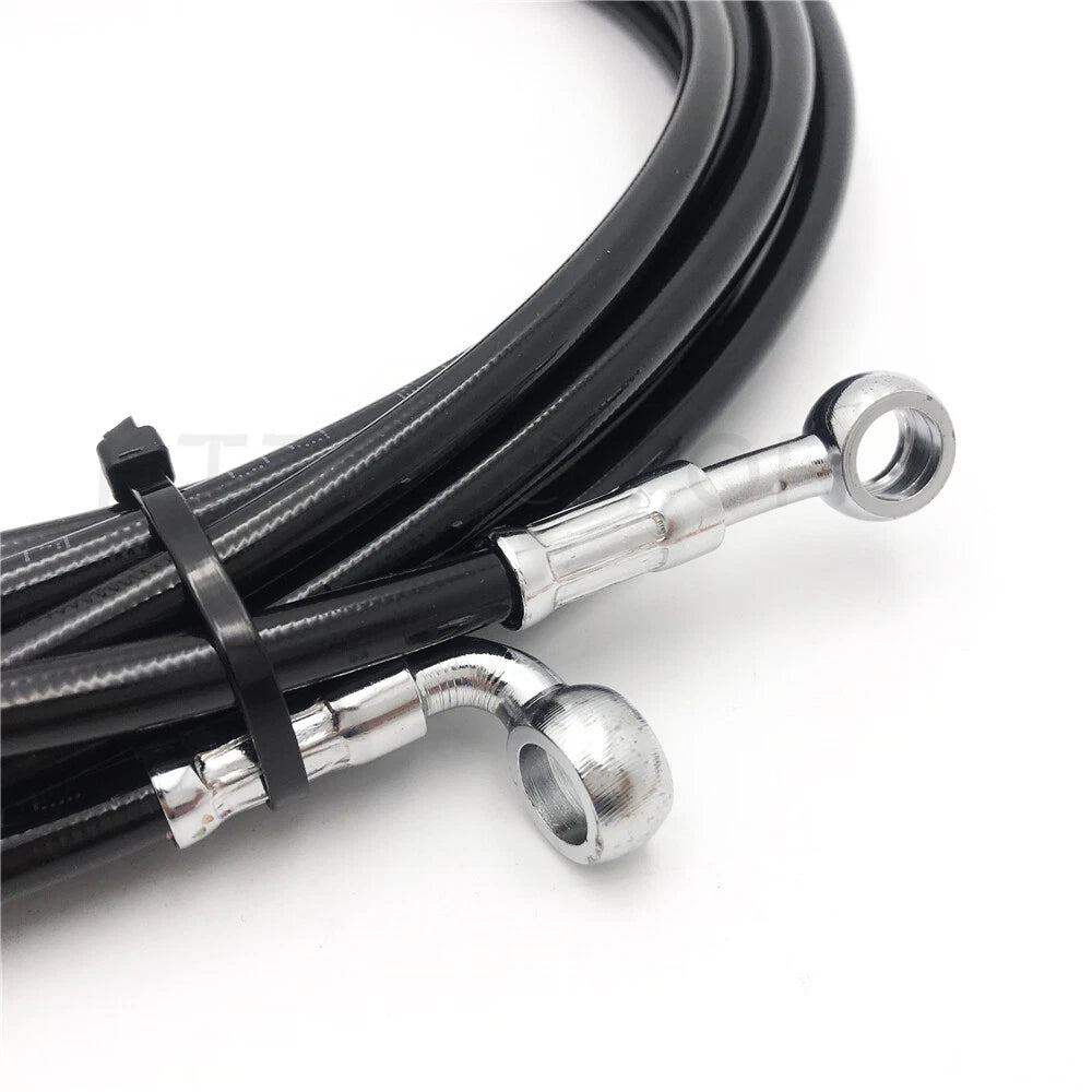 Handlebar Ape Cable Kit for Harley Touring ABS (2014–2017) - Black Nylon