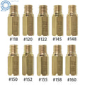 Set of 10 Main Jets for OKO KOSO PE PWK Carburetor (Available Size 118-160)