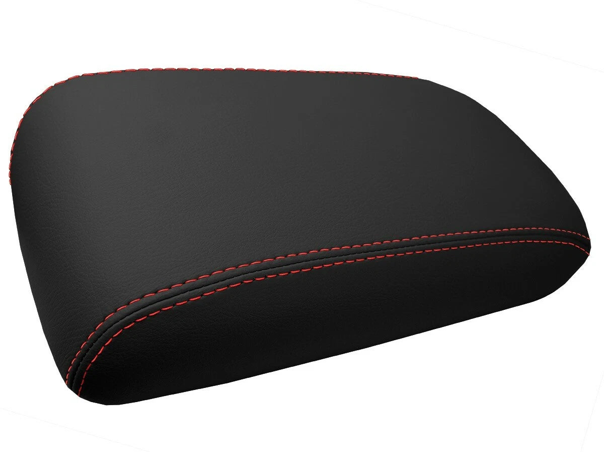 Console Lid Pull Over Cover Leather for Lexus SC300 SC400 (1992–2000) Red Stitch