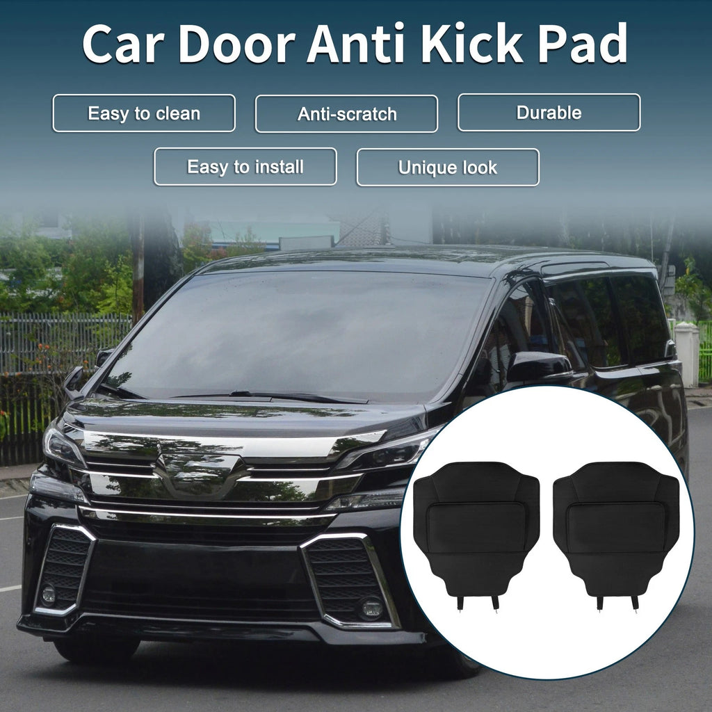 Leather Anti Kick Pad Sticker for Toyota Vellfire Alphard 40 (2015–2020)