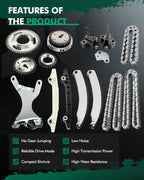 Timing Chain Kit for Jeep Liberty Dodge Ram 1500 3.7L (2004–2013)