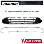 Front Bumper Lower Grille Trim Kit for Ford Fusion (2010–2012) - Black/Chrome