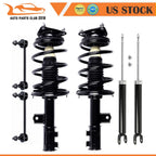 Front Struts & Rear Shock Absorbers for Hyundai Elantra (2007–2010) w/Sway Bar Links