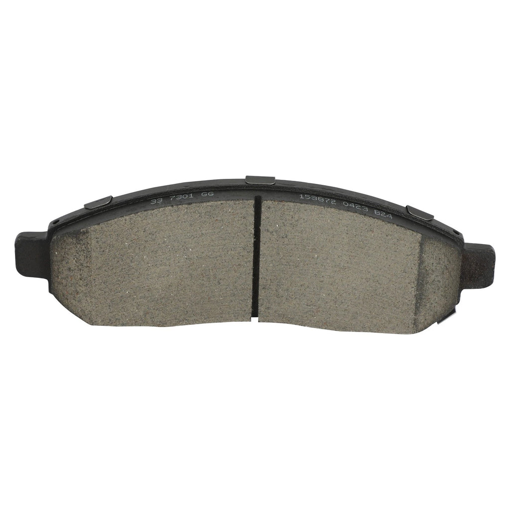 Set of 4 Front Ceramic Brake Pads for Chevy City Express, Nissan Leaf, NV200