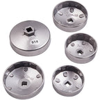 1/2" Drive Oil Filter Socket Cup Cap Tool Kit for Adjustable Wrench (—)
