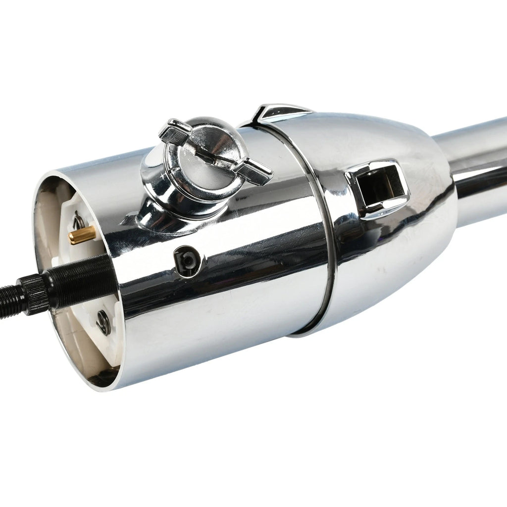 28" Tilt Steering Column with Key & Wheel Adapter for Hot Rod (Chrome)