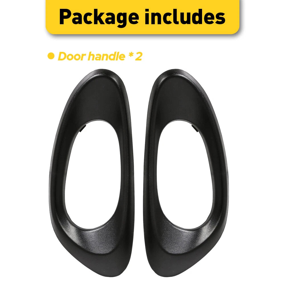 Set of 2 Front Inside Door Handle Trim Bezels for Chevy Trailblazer (2002–2009)