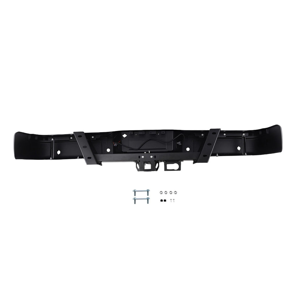 Rear Bumper Assembly for Ford F150 (2009–2014) Black Steel Tow