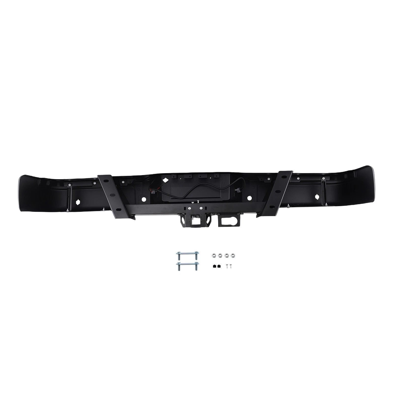 Rear Bumper Assembly for Ford F150 (2009–2014) Black Steel Tow