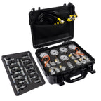 Hydraulic Pressure Test Kit for Universal Applications (5 Gauges, 5 Hoses)