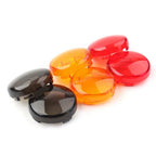 2" Turn Signal Lens Light Amber Cover for Harley Touring Softail Dyna