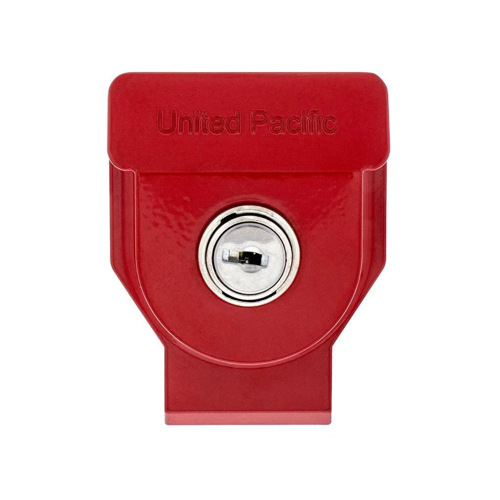 Glad Hand Lock Red Universal Aluminum Keyed Alike w Two Keys (Fits 90619)