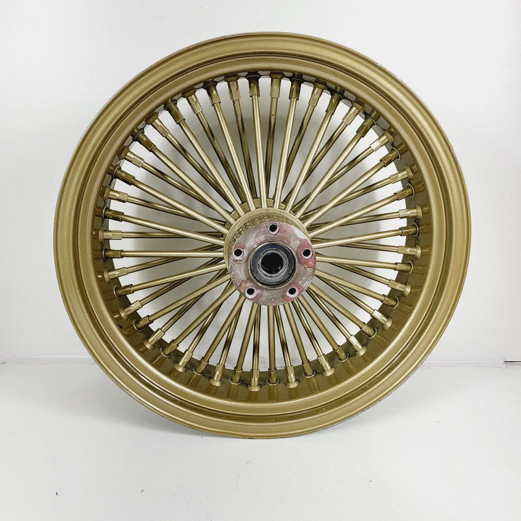18" x 5.5" Fat King Daddy Gold Spoke Rear Wheel Rim for Harley Custom