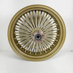 18" x 5.5" Fat King Daddy Gold Spoke Rear Wheel Rim for Harley Custom