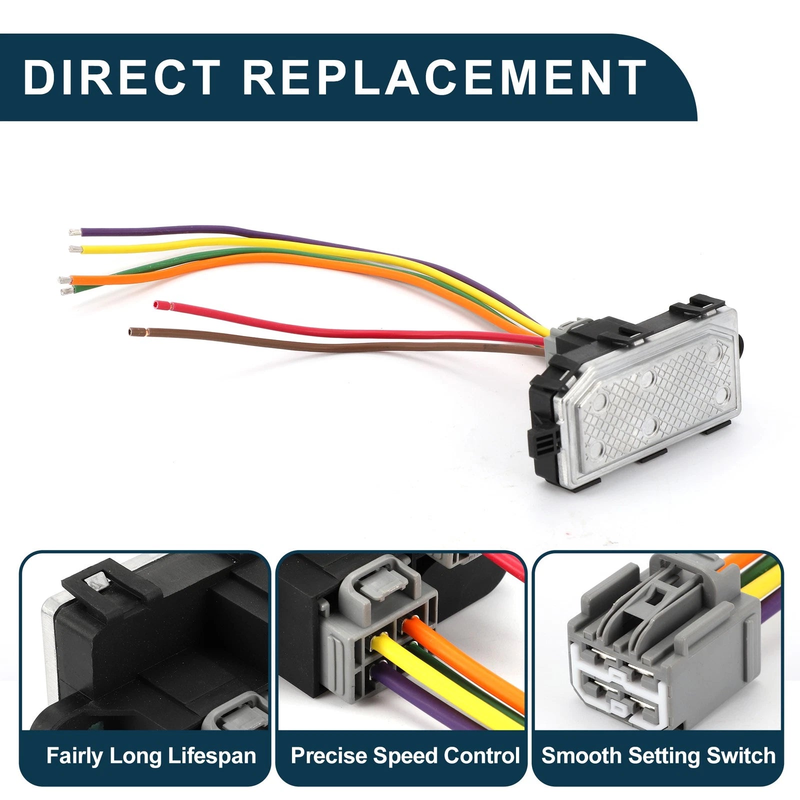 HVAC Blower Motor Resistor No. 68225054AA for Dodge Dart (2014–2016)