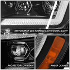 LED Sequential Chasing Projector Headlights for Ford F-150 (2021–2023)