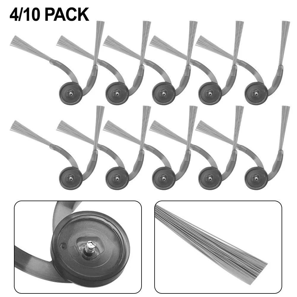 Set of 4 Side Brush Replacement for Roborock S10 MaxV Ultra