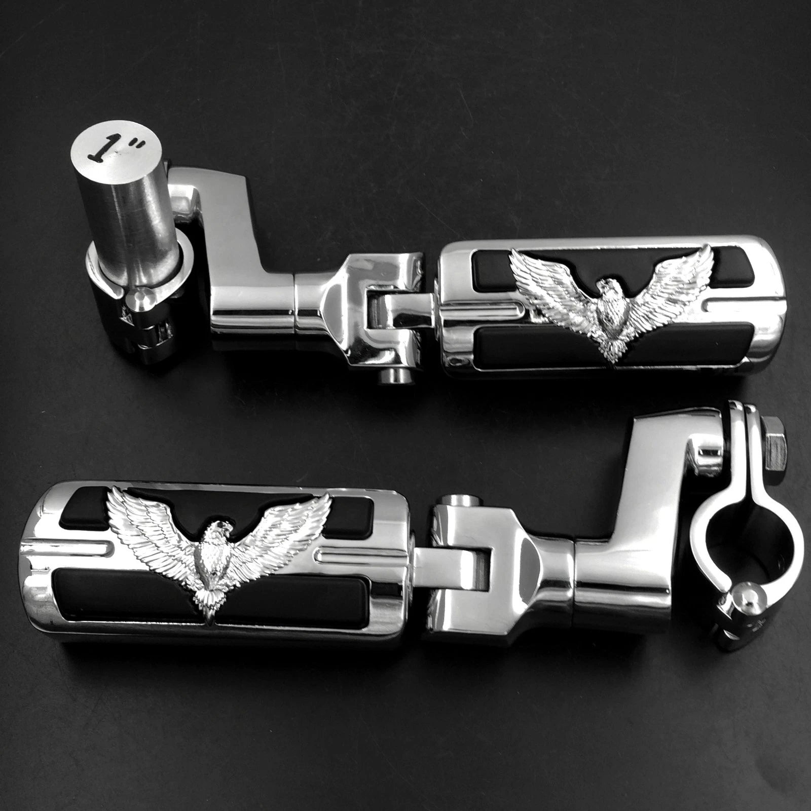 1" Highway Radical Stiletto 4475 FootPeg Clamp for Honda GoldWing