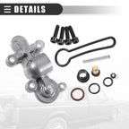 Fuel Pressure Regulator Kit for Ford (2003–2007) 3C3Z9T517AG Silver Black