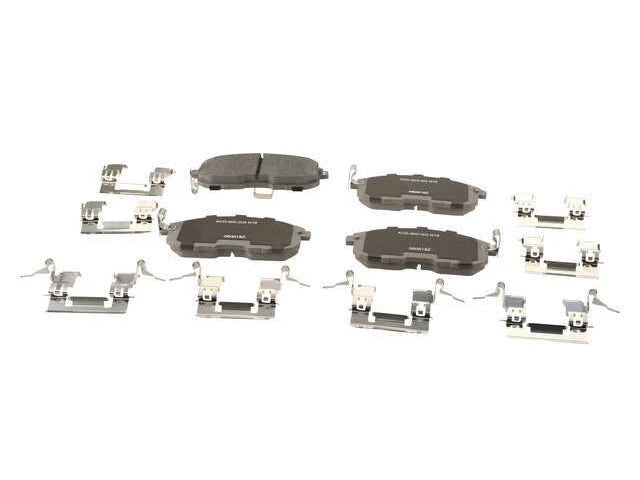 Front Brake Pad Set for Suzuki SX4 Crossover (2012) HM697TJ Silver Ceramic