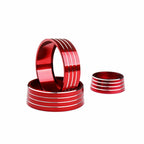 Alloy Interior Climate Controller Knob Cover Rings for Honda Jazz (2015-2020)