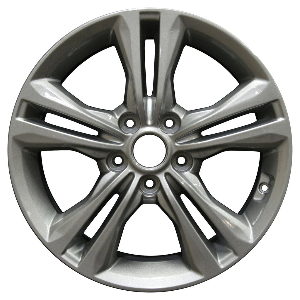 17x7 Factory Wheel Medium Silver Full Face Replacement for Hyundai Sonata (2011–2014)