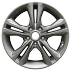 17x7 Factory Wheel Medium Silver Full Face Replacement for Hyundai Sonata (2011–2014)