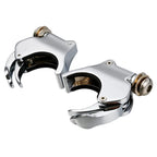 Detachable 49mm Windshield Clamps for Harley Dyna Street Bob Wide Glide (2006–2023)