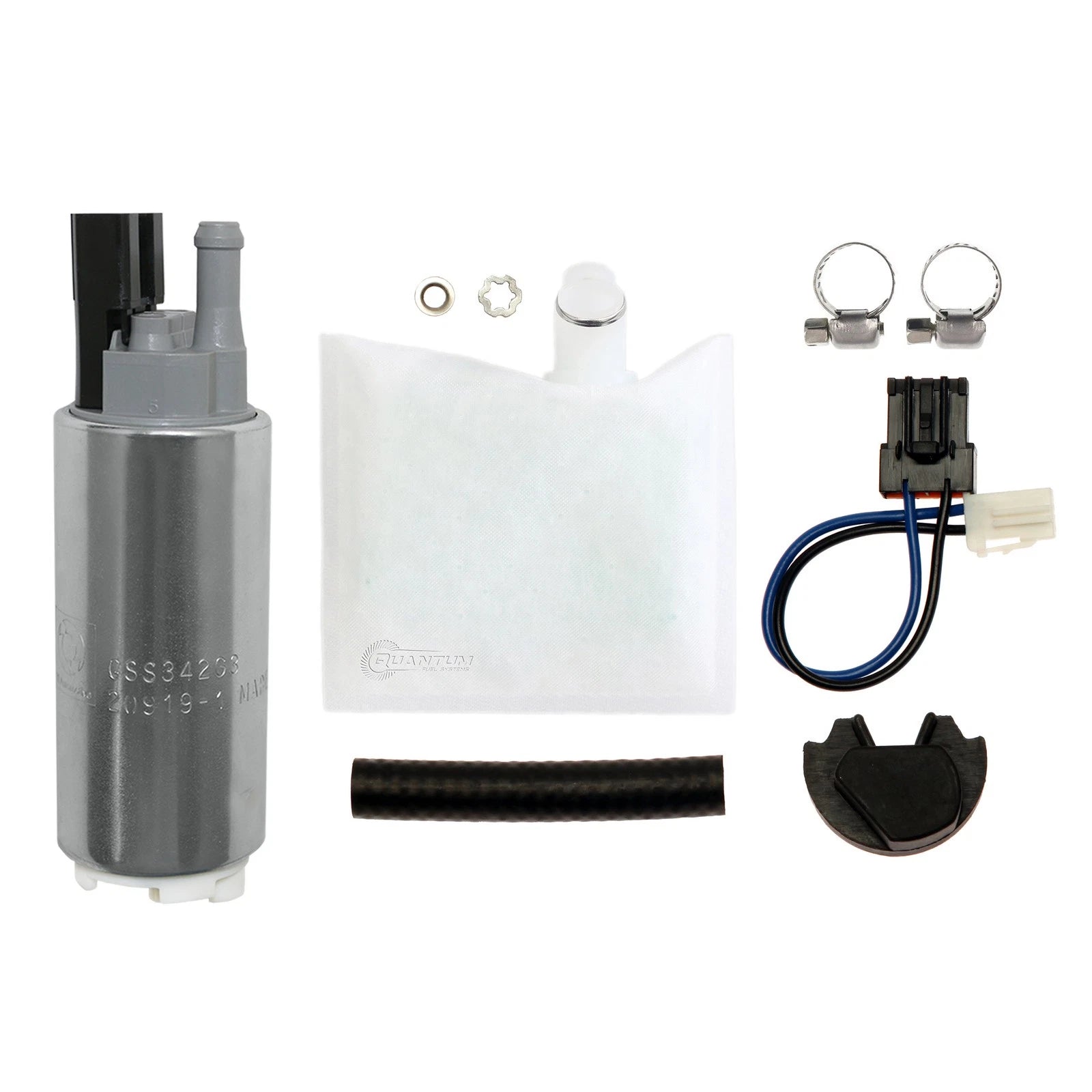 Walbro/TI GSS342 255LPH Fuel Pump + QFS Kit for Subaru WRX STI (2001–2007)