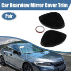 ABS Black Rearview Mirror Covers for Honda 11th Gen Civic (2022)