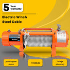 12V Electric Recovery Winch 13500LBS for Trailer Truck SUV