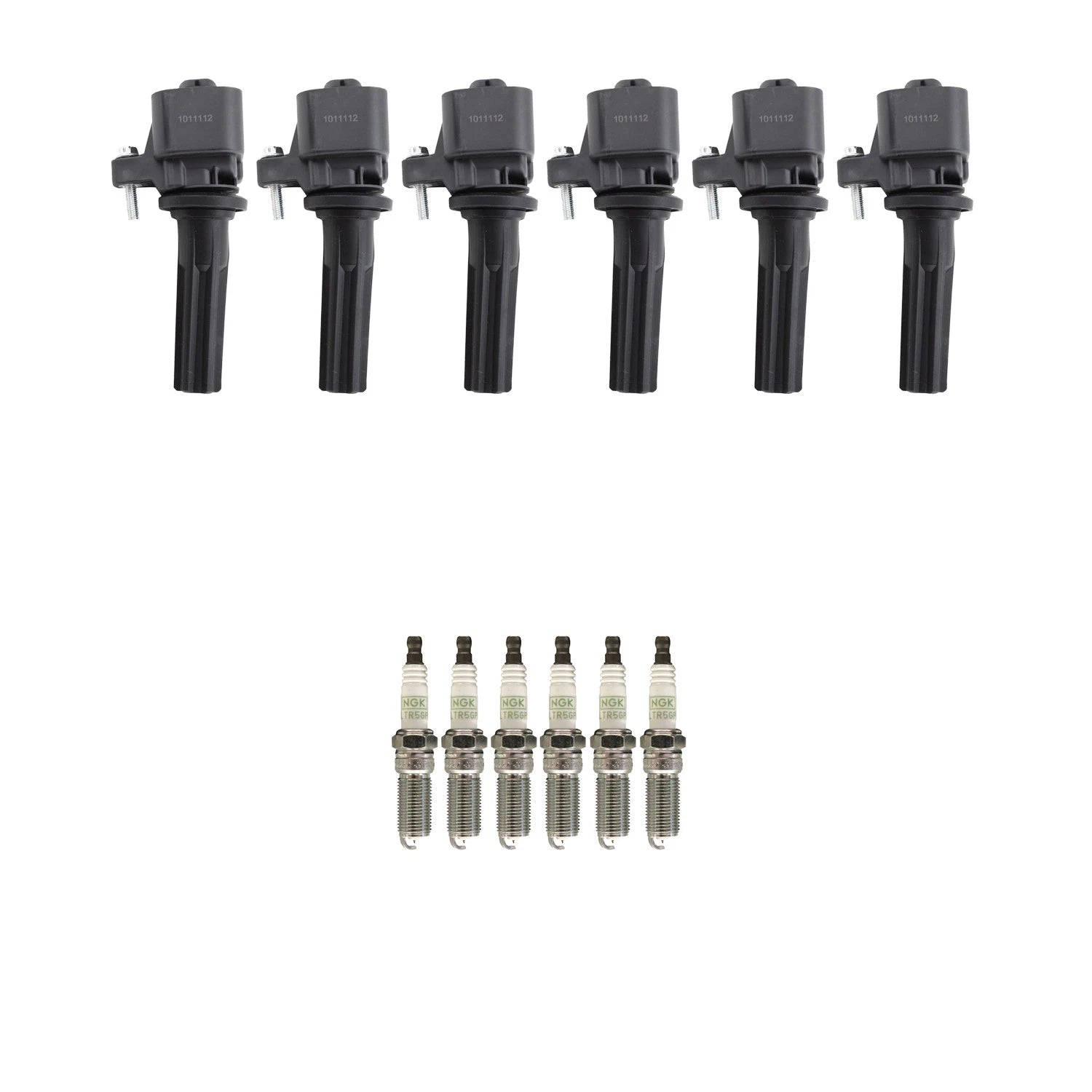 Set of 6 NGK Ignition Coils & Platinum Spark Plugs for 9-7x Envoy XL (2005–2009)