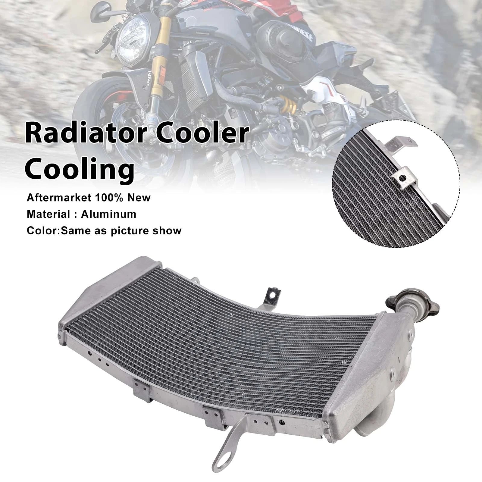 Radiator Cooler for Ducati Monster 1200 (2014–2021), 821 (2015–2021)