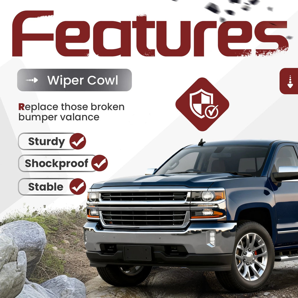 Front Bumper Valance for Chevrolet Silverado 1500 LD (2016–2018)