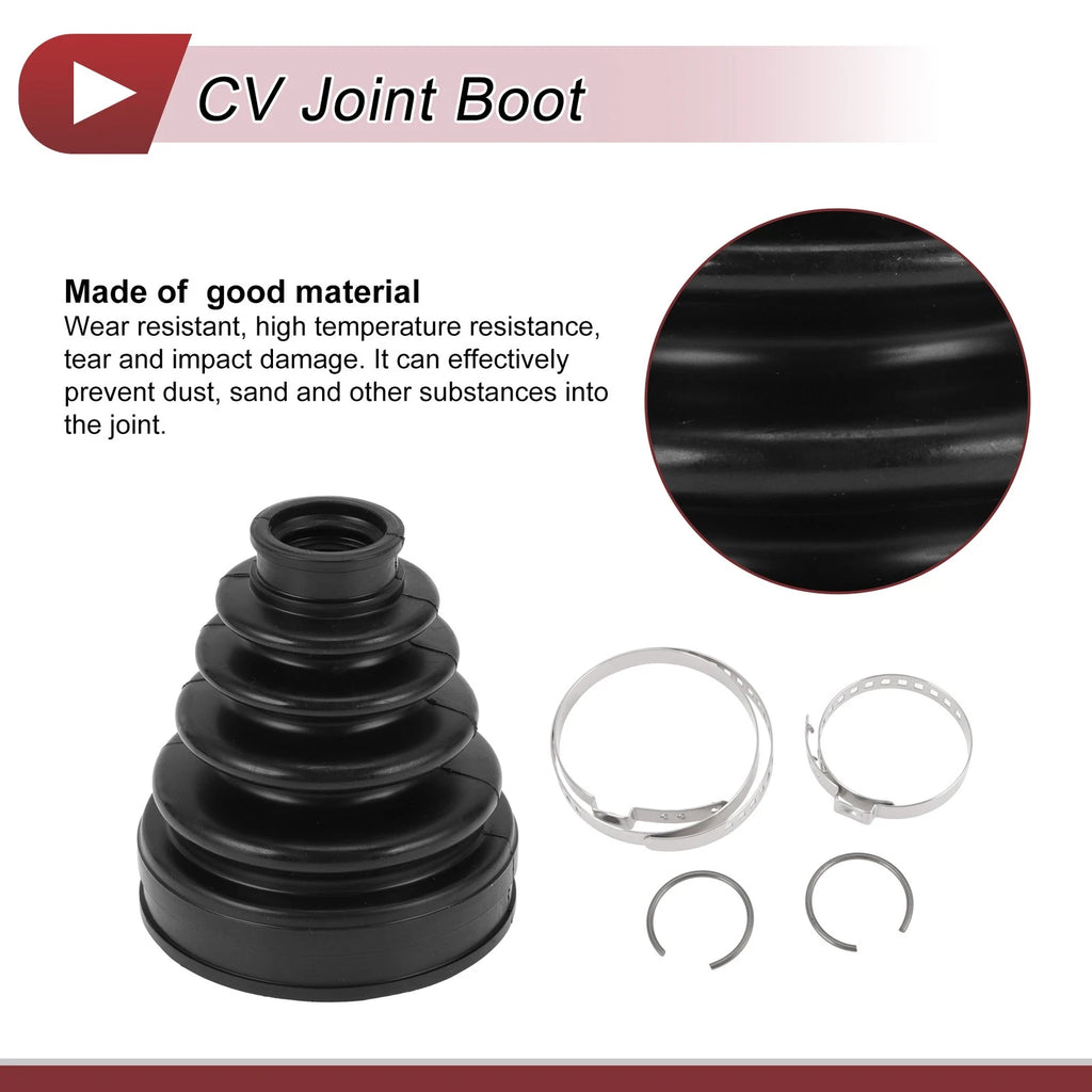 Inner CV Joint Boot Kit with Clamps for Toyota Camry (2007–2011) No.443842180
